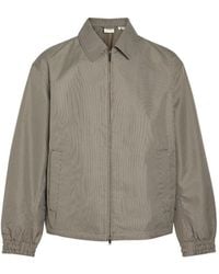 Les Deux - Check-Pattern Zip-Up Jacket - Lyst