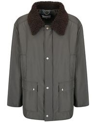 Maison Margiela - Shearling-Collar Hunting Jacket - Lyst