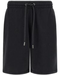 Off-White c/o Virgil Abloh - Paint Diag Skate Printed Drawstring Bermuda Shorts - Lyst