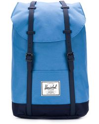 Herschel Supply Co. 'Retreat' Rucksack mit Kontrastriemen - Blau