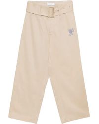 Facetasm - Logo-Embroidered Trousers - Lyst
