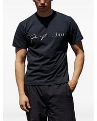 ROUGH - Signature Logo-Print T-Shirt - Lyst