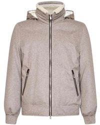 Brunello Cucinelli - Veste En Laine À Capuche - Lyst