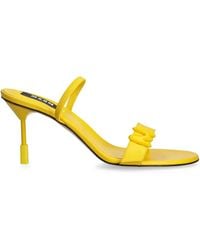 MSGM - 85Mm Logo-Plaque Sandals - Lyst
