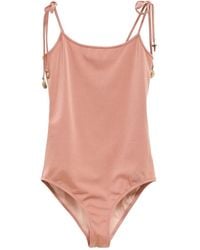 Chloé - ノットストラップ ワンピース水着 - Lyst