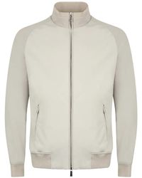 Moorer - Cuper-Jfc Zip-Up Raglan-Sleeve Jacket - Lyst