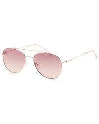 Calvin Klein - Double-Bridge Pilot Sunglasses - Lyst