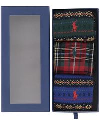 Polo Ralph Lauren - Pony Motif Fair Isle Socks (Set Of Three) - Lyst