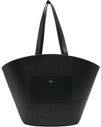 N°21 - Panier Raffia Tote Bag - Lyst