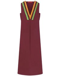 Simon Miller - Mar Midi-Jurk - Lyst