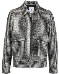 PT Torino - Check-pattern Zip-up Jacket - Lyst
