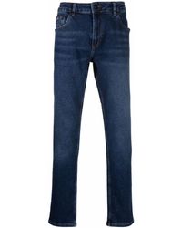 Versace - Straight-leg Cotton-blend Jeans - Lyst