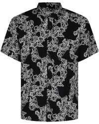 NN07 - Deo Floral-Print Short-Sleeve Shirt - Lyst