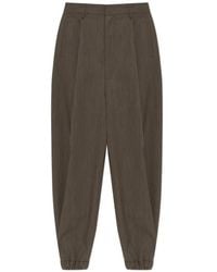 Moschino - Pleated Wool Trousers - Lyst