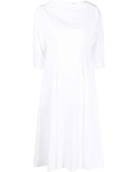 Gentry Portofino - Half-sleeve Cotton Midi Dress - Lyst