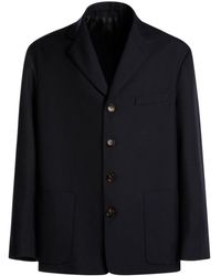 Bally - Notched-collar Single-breasted Blazer - Lyst