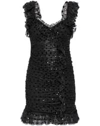 Needle & Thread - Mini-jurk Met Ruche - Lyst