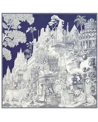 Inoui Edition - Inoui Graphic-Print Square Scarf - Lyst