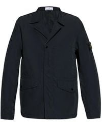 Stone Island - ロゴパッチ オーバーシャツ - Lyst