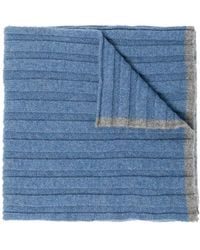 Brunello Cucinelli - Ribbed Knit Cashmere Scarf - Lyst