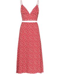 Reformation Pak Met Bloemenprint - Rood