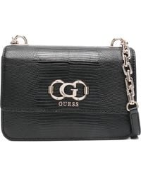 Guess - Umhängetasche mit geprägtem Kettenriemen - Lyst