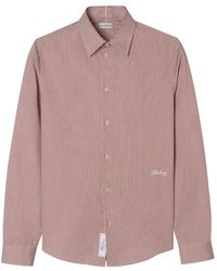 Burberry - Chemise Cintrée En Coton À Rayures - Lyst