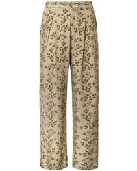 Agua Bendita - Florecer Flared Trousers - Lyst