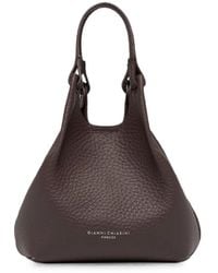 Gianni Chiarini - Small Dua Grained-Leather Tote Bag - Lyst