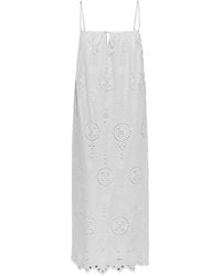 Matteau - Broderie Cami Midi Dress - Lyst