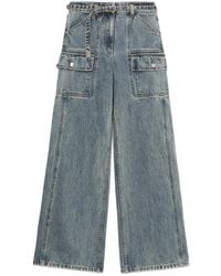 3.1 Phillip Lim - Belted Wide-Leg Jeans - Lyst