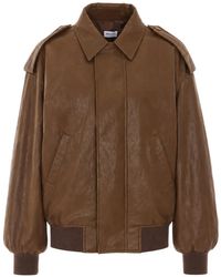 RUE DU BAC - Zip-Up Shoulder-Tab Bomber Jacket - Lyst