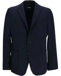 BOSS - Blazer con botones - Lyst