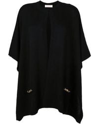 Valentino Garavani - Chain-Link Cashmere Cape - Lyst