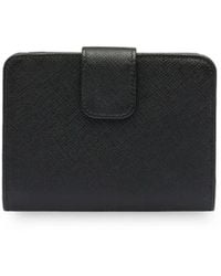 Prada - Saffiano Leather Bi-Fold Wallet - Lyst