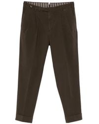 PT Torino - Pleated Cuffed Trousers - Lyst