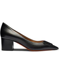 Santoni - Leather Pumps - Lyst