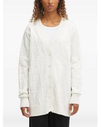 Fiorucci - Buttoned Textured Cardigan - Lyst