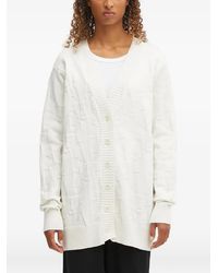 Fiorucci - Buttoned Textured Cardigan - Lyst