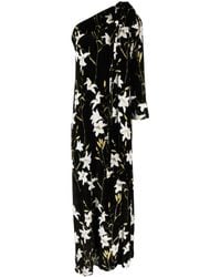 BERNADETTE - Nel Floral-print One-shoulder Maxi Dress - Women's - Viscose/silk - Lyst