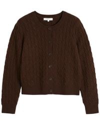 Chinti & Parker - Cable-Knit Cashmere Cardigan - Lyst
