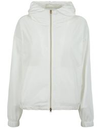 Herno - Hooded Zip-Up Jacket - Lyst