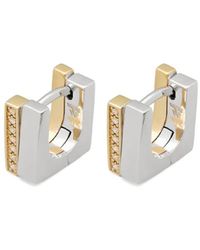 Tom Wood - Step Duo Hoop Earrings - Lyst