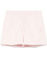 Maison Kitsuné - Pantalones cortos de chándal con parche baby fox - Lyst