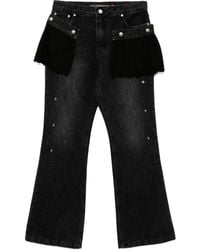 ANDERSSON BELL - Lace Panel Detailing Jeans - Lyst
