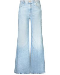 Mother - Hustler Roller Sneak Jeans - Lyst