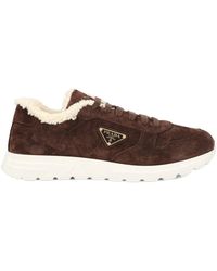 Prada - Baskets Prax En Daim - Lyst