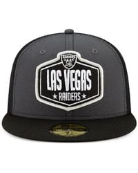 KTZ - 59Fifty Las Vegas Raiders 2021 Draft Fitted Cap - Lyst