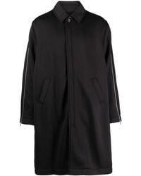Undercover - Long Polyester Zip-Up Coat - Lyst