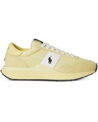 Polo Ralph Lauren - Baskets En Mesh À Patch Logo - Lyst
